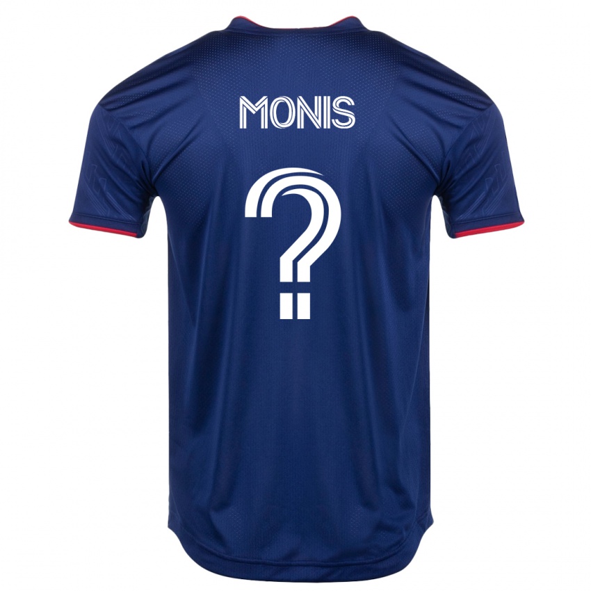 Børn Alex Monis #0 Flåde Hjemmebane Spillertrøjer 2023/24 Trøje T-Shirt