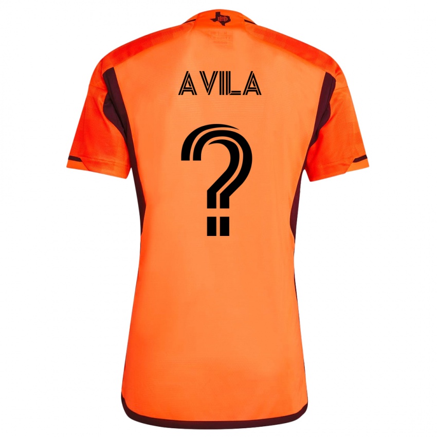 Børn Beto Avila #0 Appelsin Hjemmebane Spillertrøjer 2023/24 Trøje T-Shirt