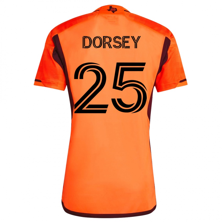 Børn Griffin Dorsey #25 Appelsin Hjemmebane Spillertrøjer 2023/24 Trøje T-Shirt