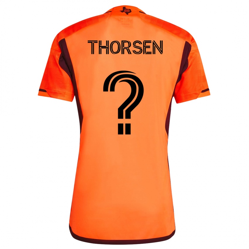 Børn Liam Thorsen #0 Appelsin Hjemmebane Spillertrøjer 2023/24 Trøje T-Shirt