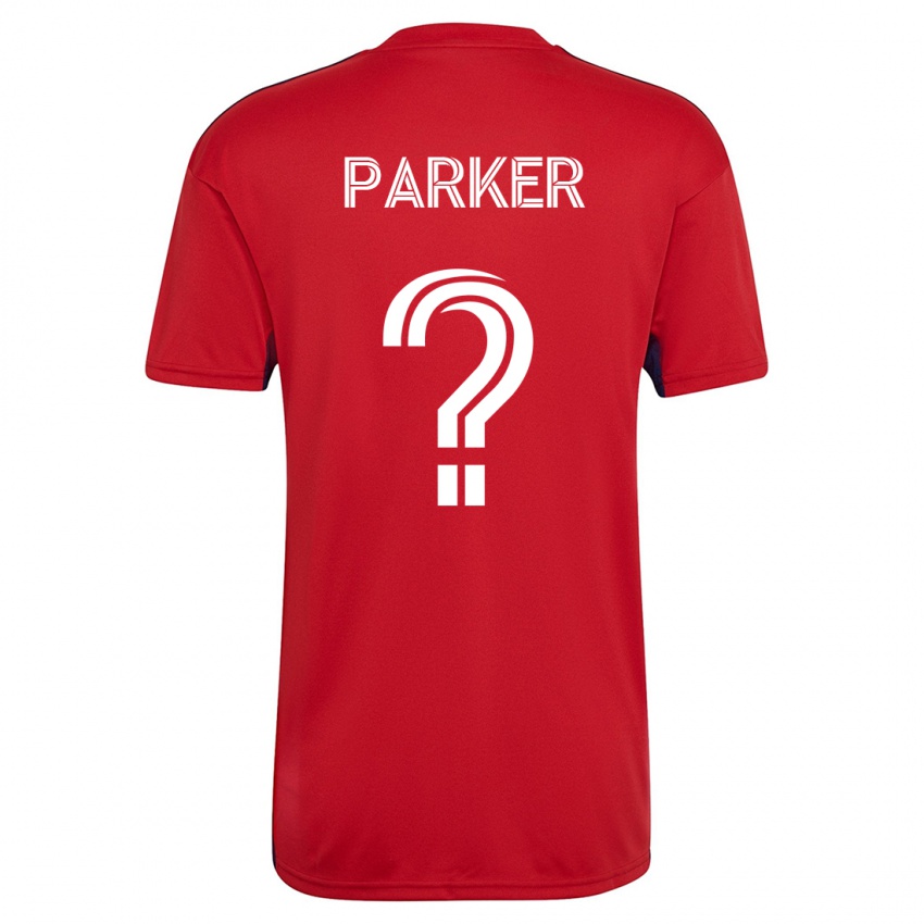 Børn Isaiah Parker #0 Rød Hjemmebane Spillertrøjer 2023/24 Trøje T-Shirt