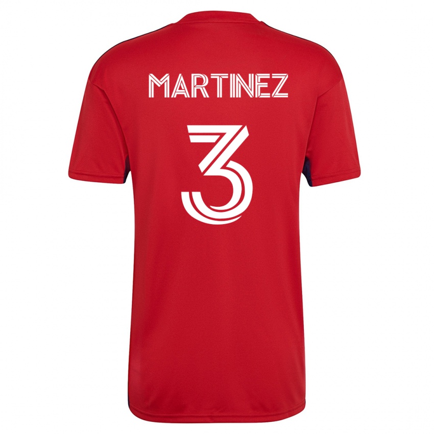 Børn José Antonio Martínez #3 Rød Hjemmebane Spillertrøjer 2023/24 Trøje T-Shirt