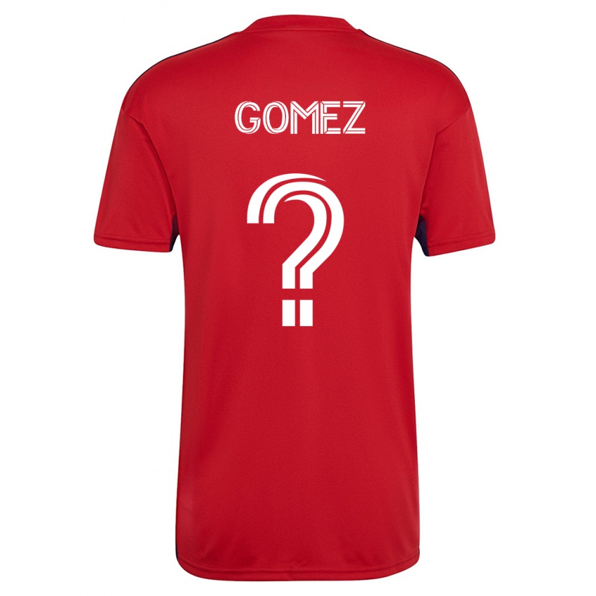 Børn Victor Gomez #0 Rød Hjemmebane Spillertrøjer 2023/24 Trøje T-Shirt