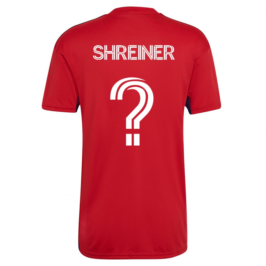 Børn Luke Shreiner #0 Rød Hjemmebane Spillertrøjer 2023/24 Trøje T-Shirt