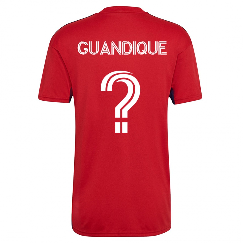 Børn Josmar Guandique #0 Rød Hjemmebane Spillertrøjer 2023/24 Trøje T-Shirt
