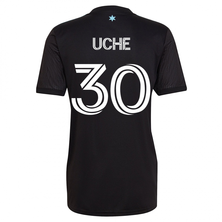Børn Cc Uche #30 Sort Hjemmebane Spillertrøjer 2023/24 Trøje T-Shirt