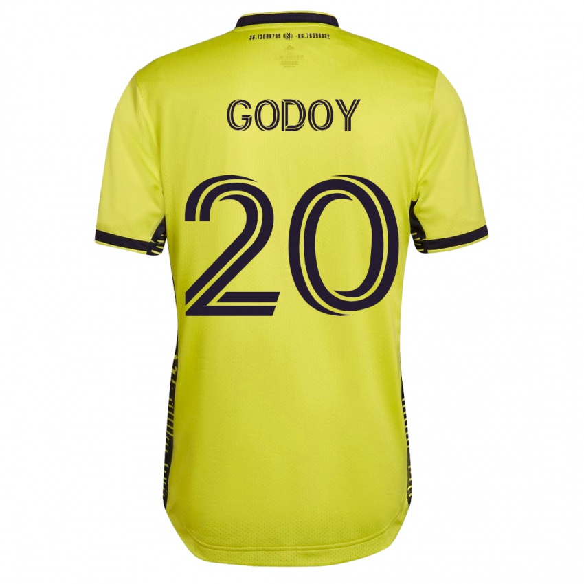 Børn Aníbal Godoy #20 Gul Hjemmebane Spillertrøjer 2023/24 Trøje T-Shirt