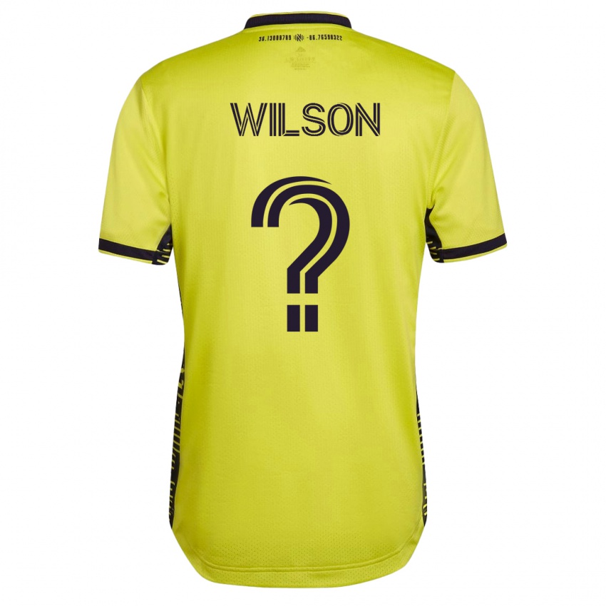 Børn Dominic Wilson #0 Gul Hjemmebane Spillertrøjer 2023/24 Trøje T-Shirt