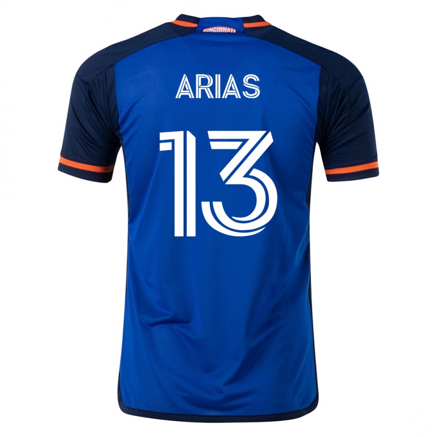 Børn Santiago Arias #13 Blå Hjemmebane Spillertrøjer 2023/24 Trøje T-Shirt