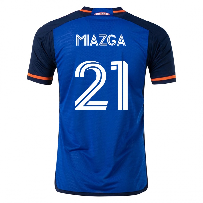 Børn Matt Miazga #21 Blå Hjemmebane Spillertrøjer 2023/24 Trøje T-Shirt
