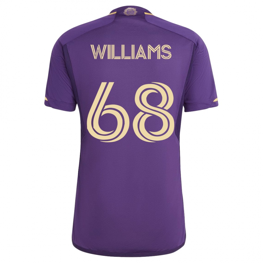 Børn Thomas Williams #68 Viol Hjemmebane Spillertrøjer 2023/24 Trøje T-Shirt