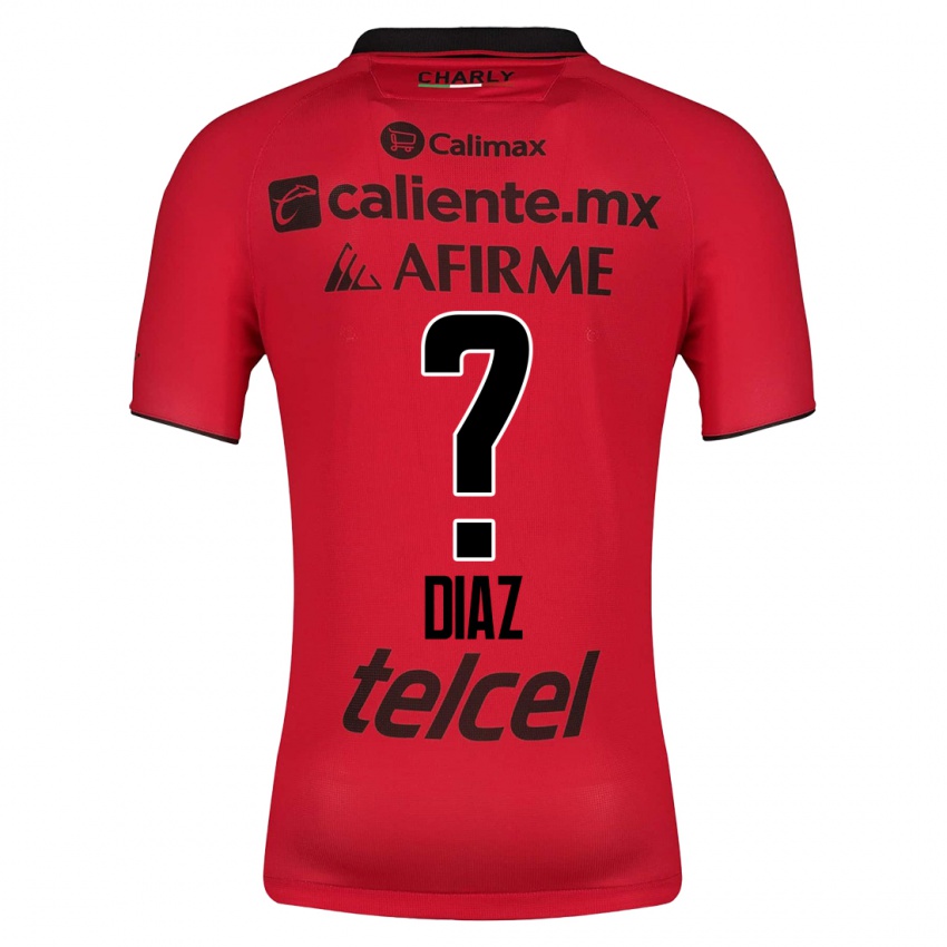 Børn Benny Díaz #0 Rød Hjemmebane Spillertrøjer 2023/24 Trøje T-Shirt