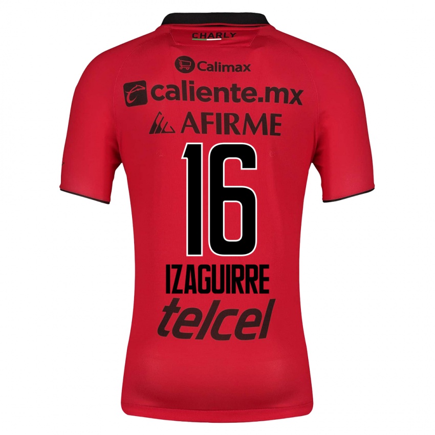 Børn Estefanía Izaguirre #16 Rød Hjemmebane Spillertrøjer 2023/24 Trøje T-Shirt