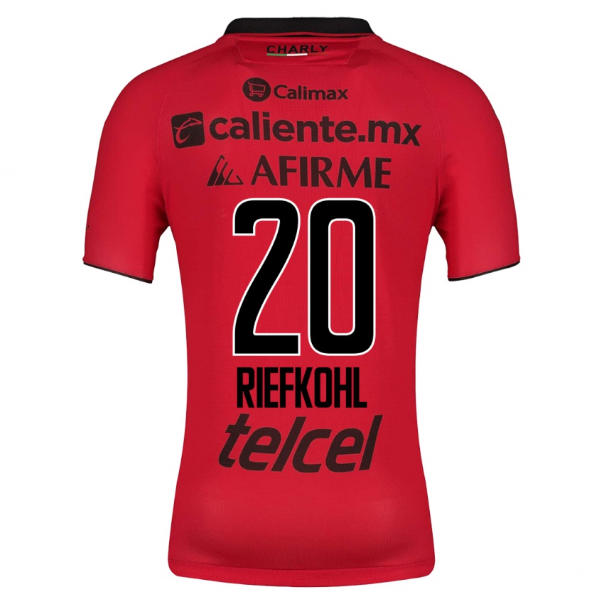 Børn Luciana Riefkohl #20 Rød Hjemmebane Spillertrøjer 2023/24 Trøje T-Shirt