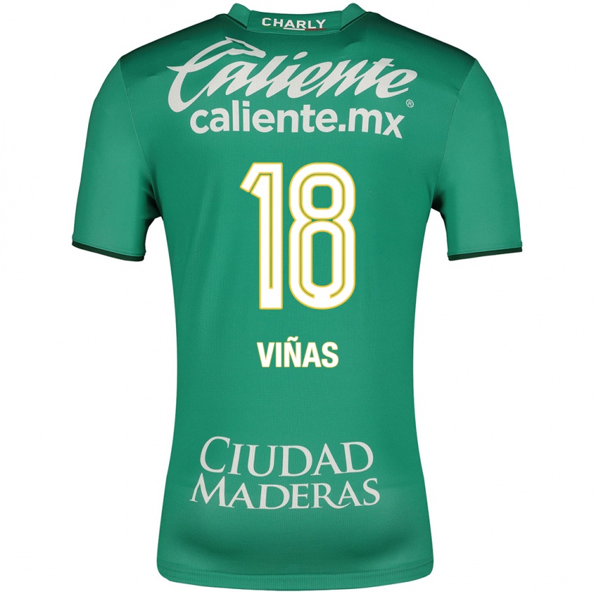 Børn Federico Vinas #18 Grøn Hjemmebane Spillertrøjer 2023/24 Trøje T-Shirt