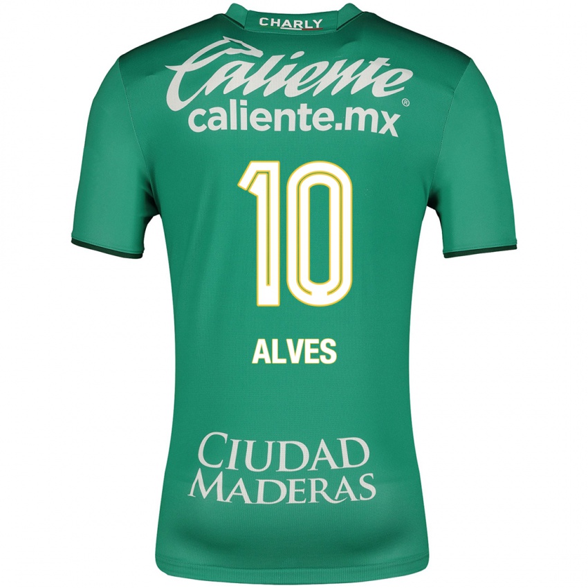 Børn Maria Alves #10 Grøn Hjemmebane Spillertrøjer 2023/24 Trøje T-Shirt
