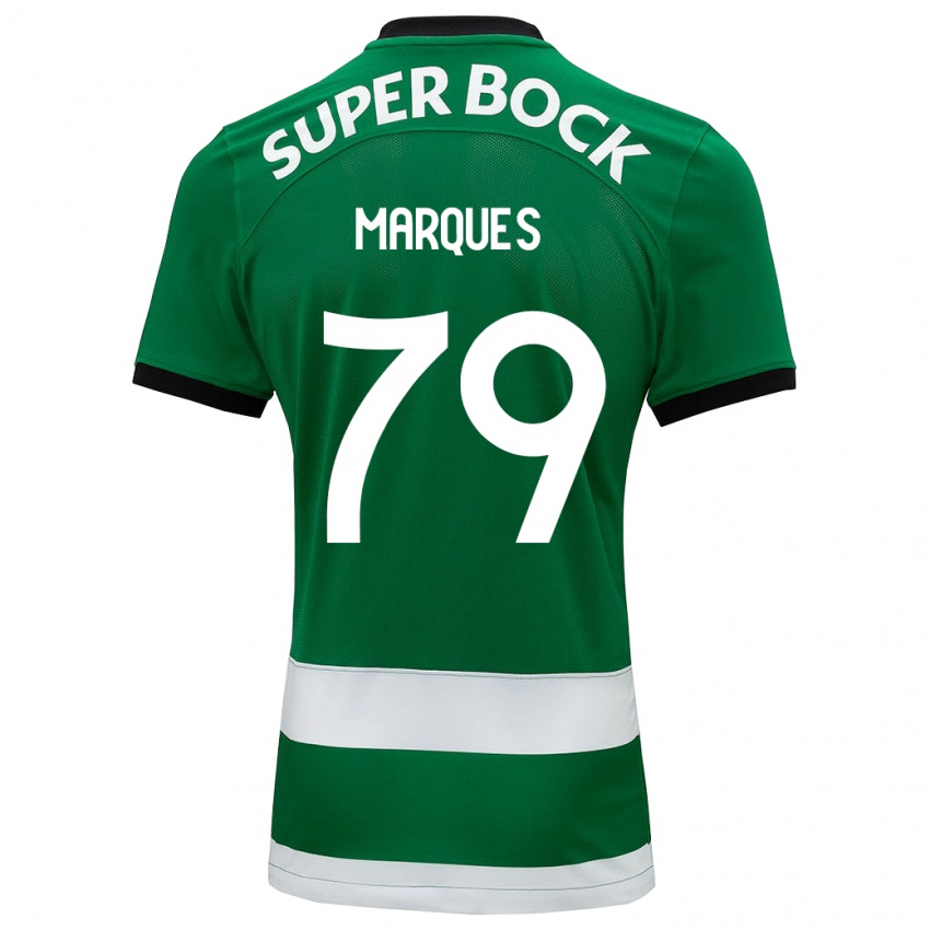 Børn Rodrigo Marquês #79 Grøn Hjemmebane Spillertrøjer 2023/24 Trøje T-Shirt