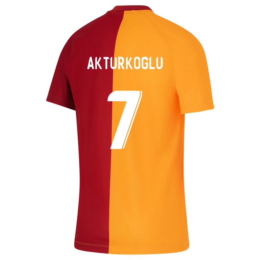 Børn Kerem Aktürkoğlu #7 Appelsin Hjemmebane Spillertrøjer 2023/24 Trøje T-Shirt