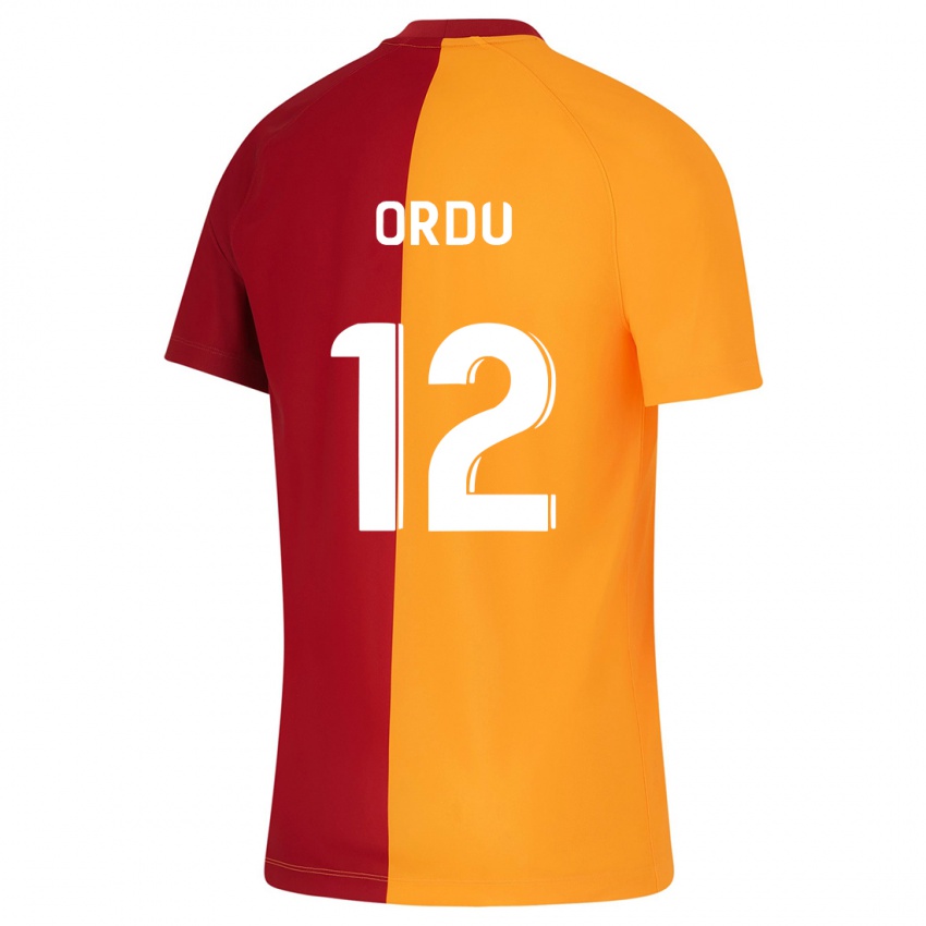 Børn Atakan Ordu #12 Appelsin Hjemmebane Spillertrøjer 2023/24 Trøje T-Shirt