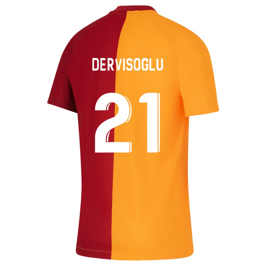 Børn Halil Dervişoğlu #21 Appelsin Hjemmebane Spillertrøjer 2023/24 Trøje T-Shirt