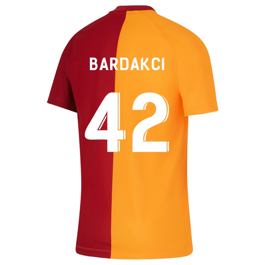 Børn Abdülkerim Bardakcı #42 Appelsin Hjemmebane Spillertrøjer 2023/24 Trøje T-Shirt