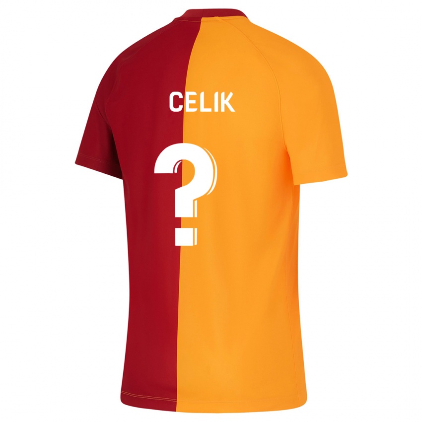 Børn Berke Celik #0 Appelsin Hjemmebane Spillertrøjer 2023/24 Trøje T-Shirt