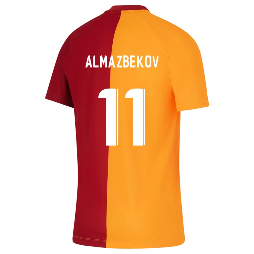 Børn Beknaz Almazbekov #11 Appelsin Hjemmebane Spillertrøjer 2023/24 Trøje T-Shirt