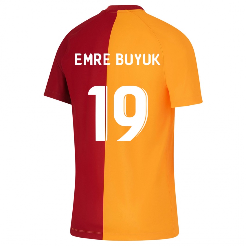 Børn Enes Emre Büyük #19 Appelsin Hjemmebane Spillertrøjer 2023/24 Trøje T-Shirt