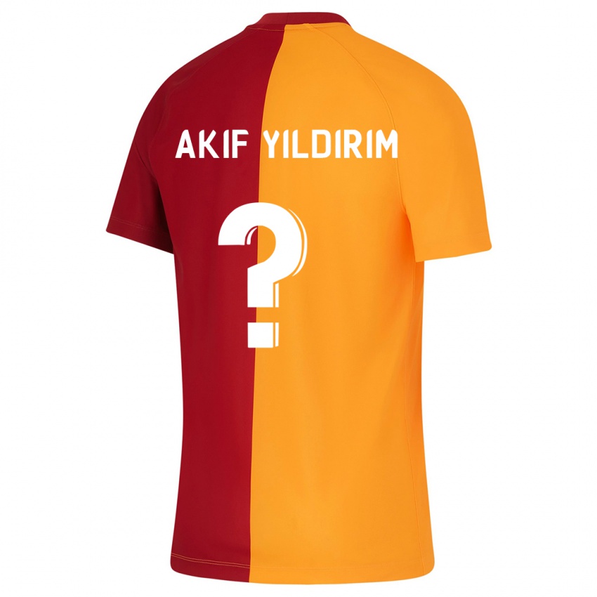 Børn Mehmet Akif Yıldırım #0 Appelsin Hjemmebane Spillertrøjer 2023/24 Trøje T-Shirt