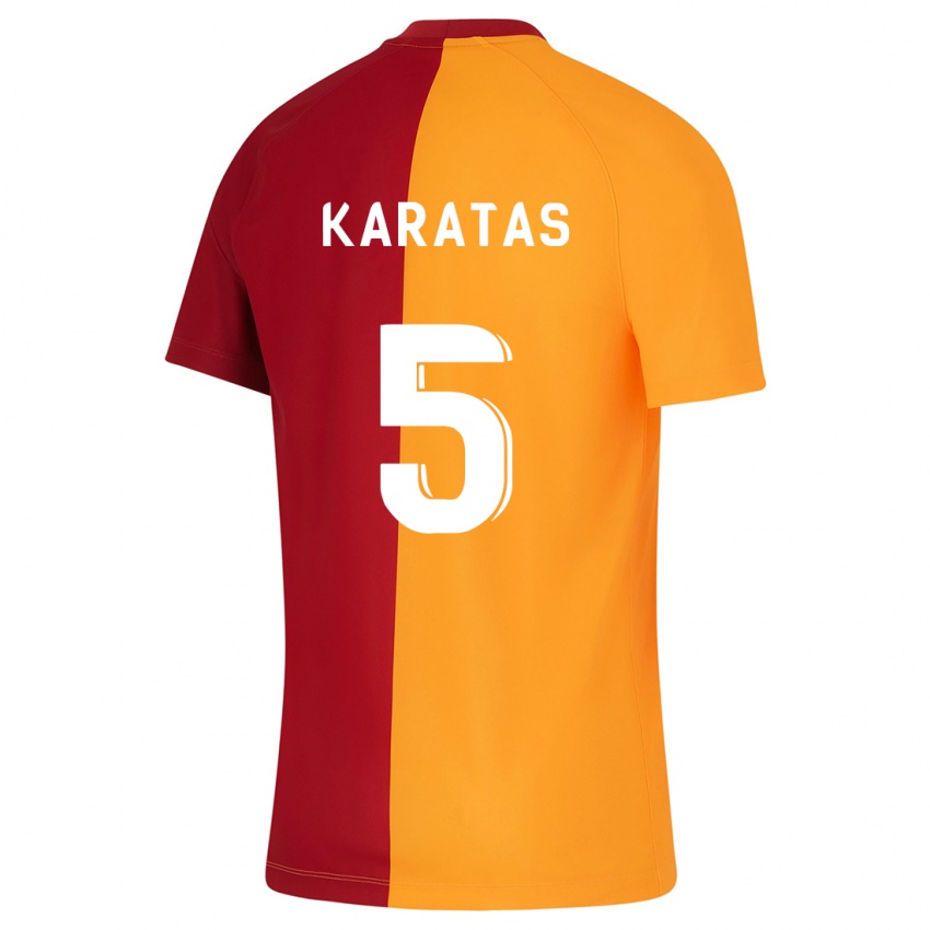 Børn Eda Karataş #5 Appelsin Hjemmebane Spillertrøjer 2023/24 Trøje T-Shirt