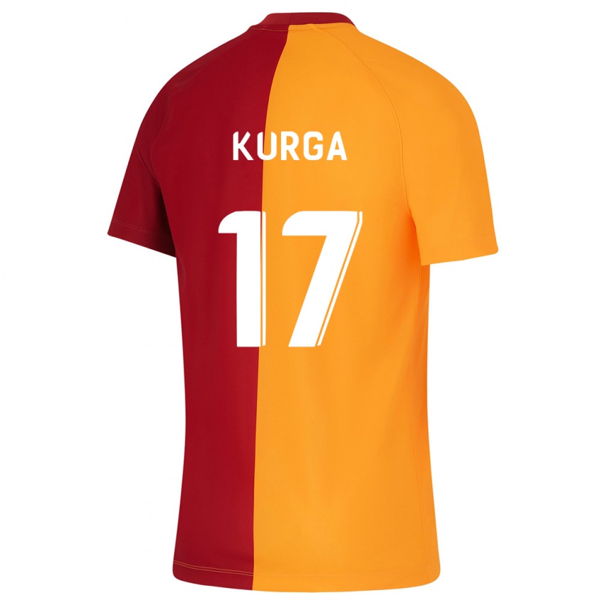 Børn Handan Kurğa #17 Appelsin Hjemmebane Spillertrøjer 2023/24 Trøje T-Shirt