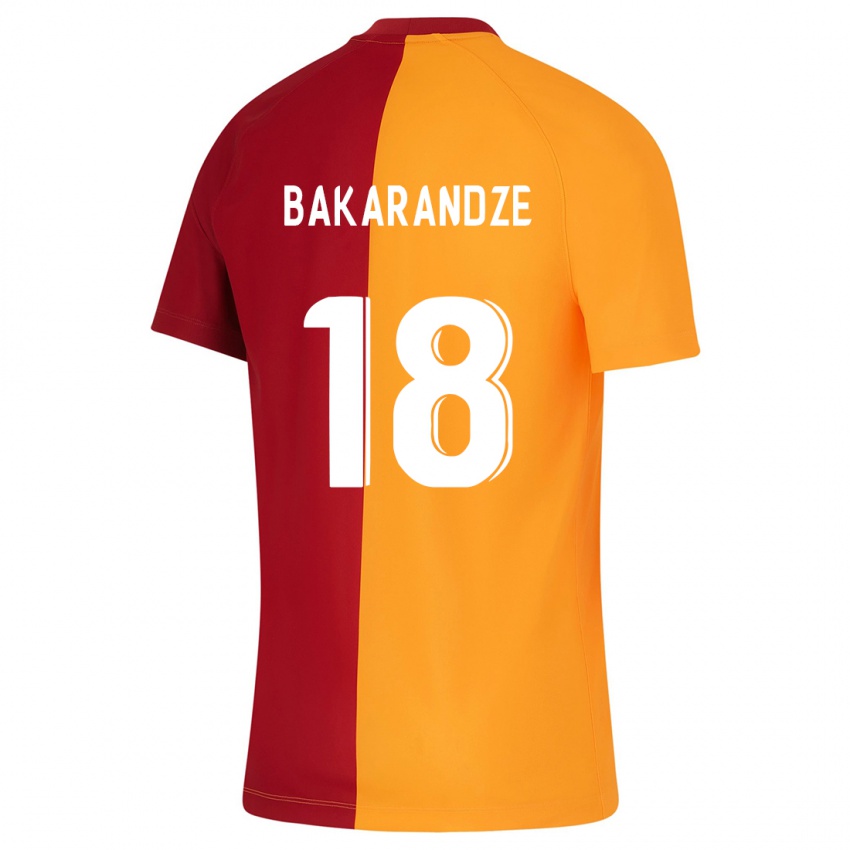 Børn Kristina Bakarandze #18 Appelsin Hjemmebane Spillertrøjer 2023/24 Trøje T-Shirt