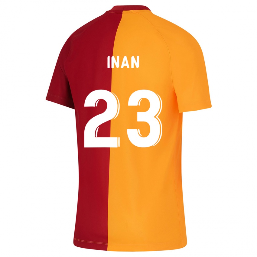 Børn Müge İnan #23 Appelsin Hjemmebane Spillertrøjer 2023/24 Trøje T-Shirt