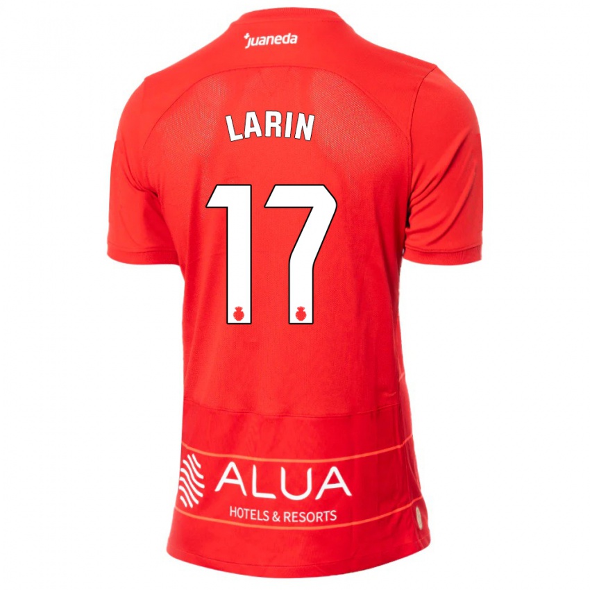 Børn Cyle Larin #17 Rød Hjemmebane Spillertrøjer 2023/24 Trøje T-Shirt