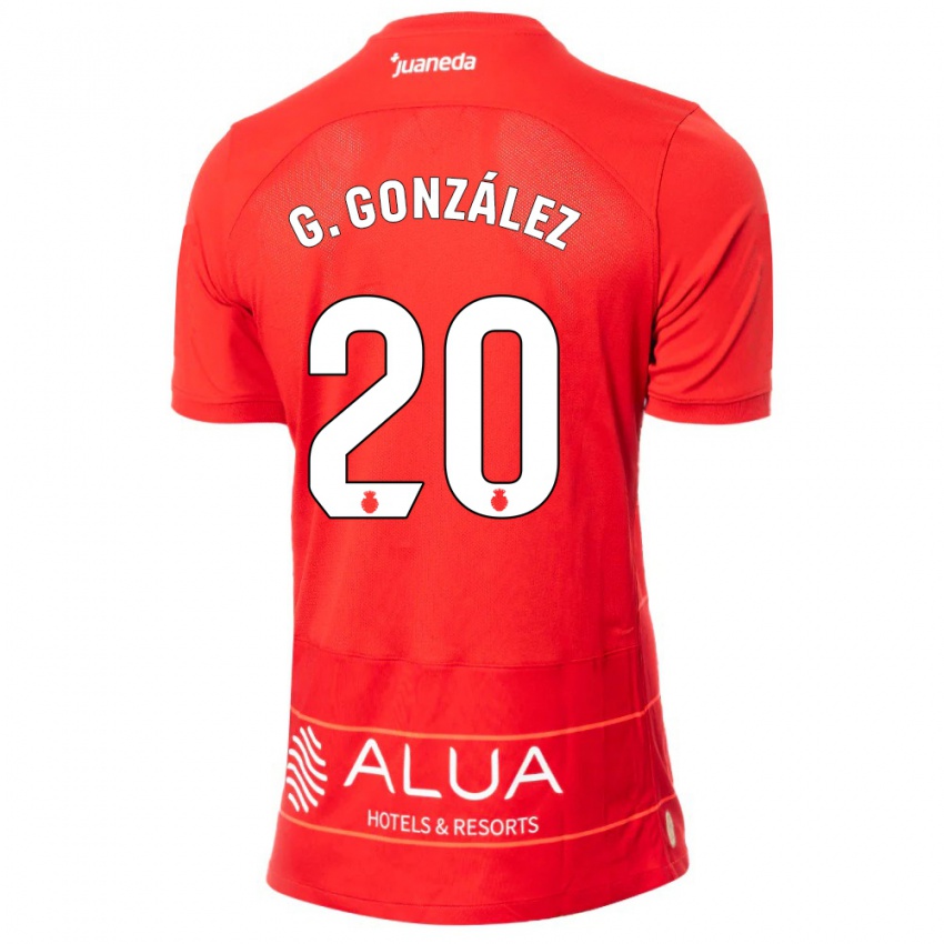 Børn Giovanni González #20 Rød Hjemmebane Spillertrøjer 2023/24 Trøje T-Shirt