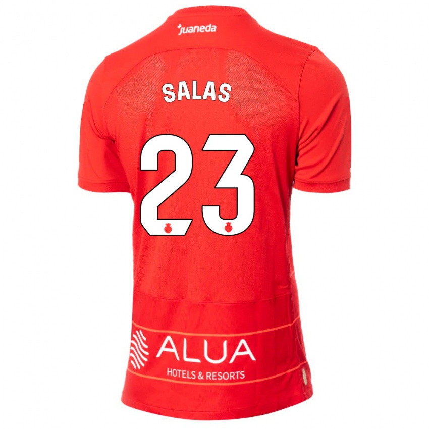 Børn Jan Salas #23 Rød Hjemmebane Spillertrøjer 2023/24 Trøje T-Shirt