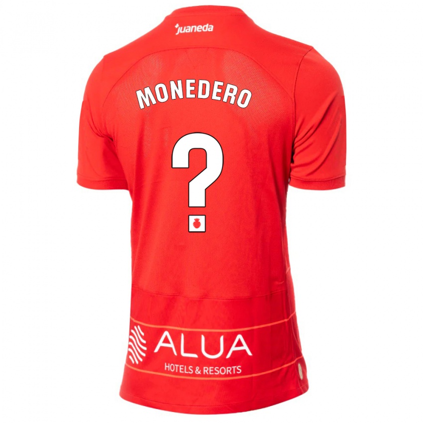 Børn Marc Monedero #0 Rød Hjemmebane Spillertrøjer 2023/24 Trøje T-Shirt