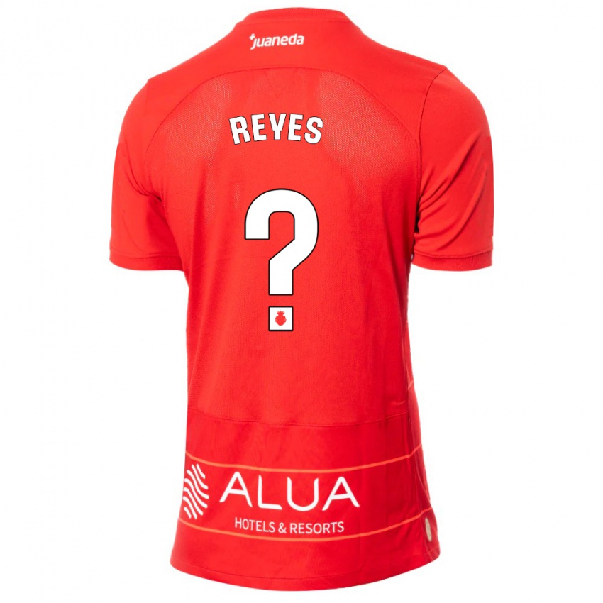 Børn Borja Reyes #0 Rød Hjemmebane Spillertrøjer 2023/24 Trøje T-Shirt