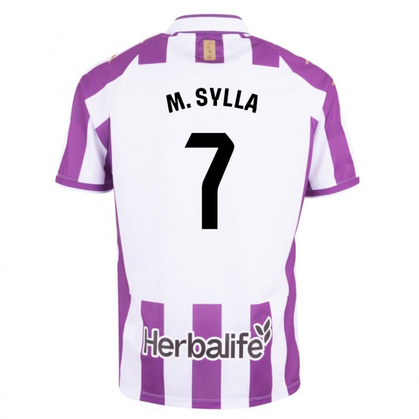 Børn Mamadou Sylla #7 Lilla Hjemmebane Spillertrøjer 2023/24 Trøje T-Shirt