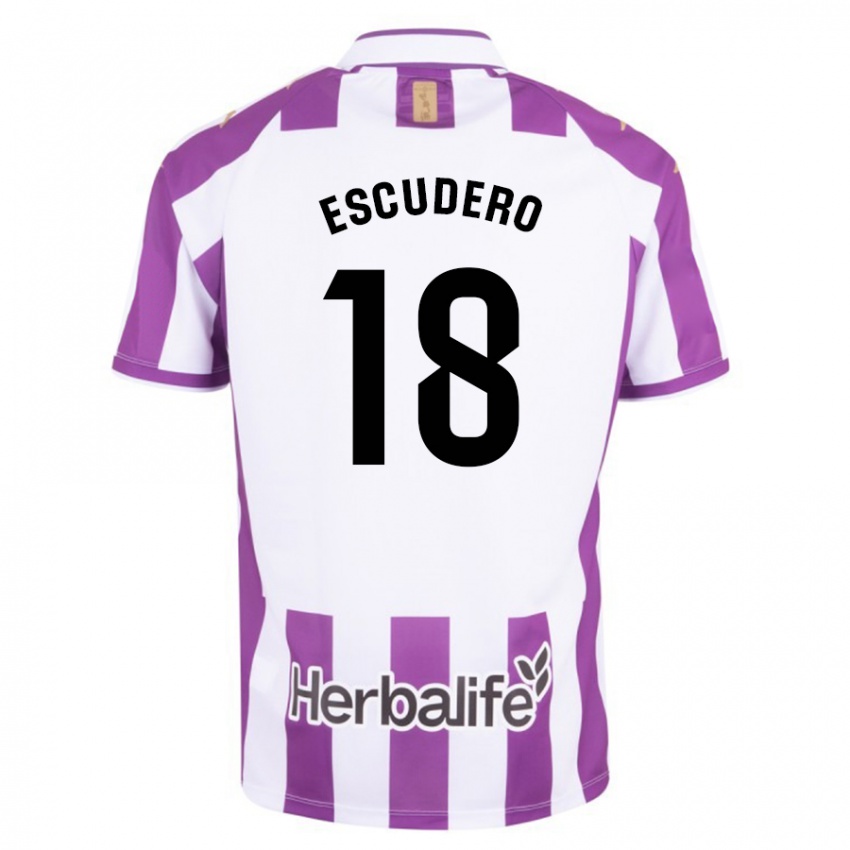 Børn Sergio Escudero #18 Lilla Hjemmebane Spillertrøjer 2023/24 Trøje T-Shirt