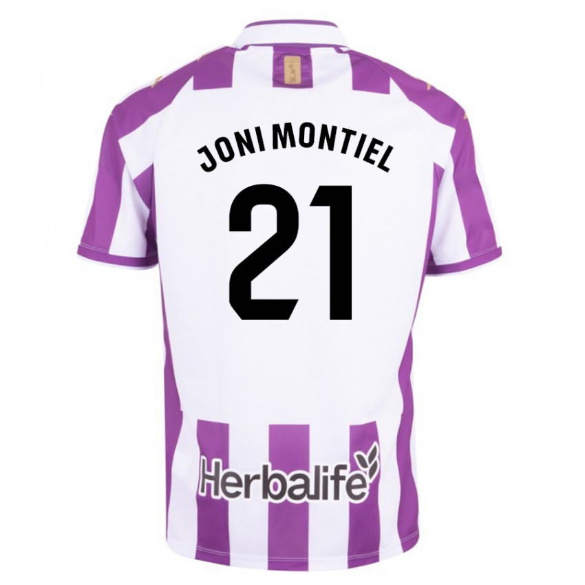 Børn Joni Montiel #21 Lilla Hjemmebane Spillertrøjer 2023/24 Trøje T-Shirt