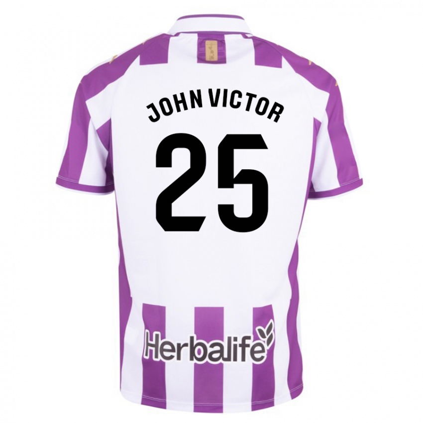 Børn John Victor #25 Lilla Hjemmebane Spillertrøjer 2023/24 Trøje T-Shirt