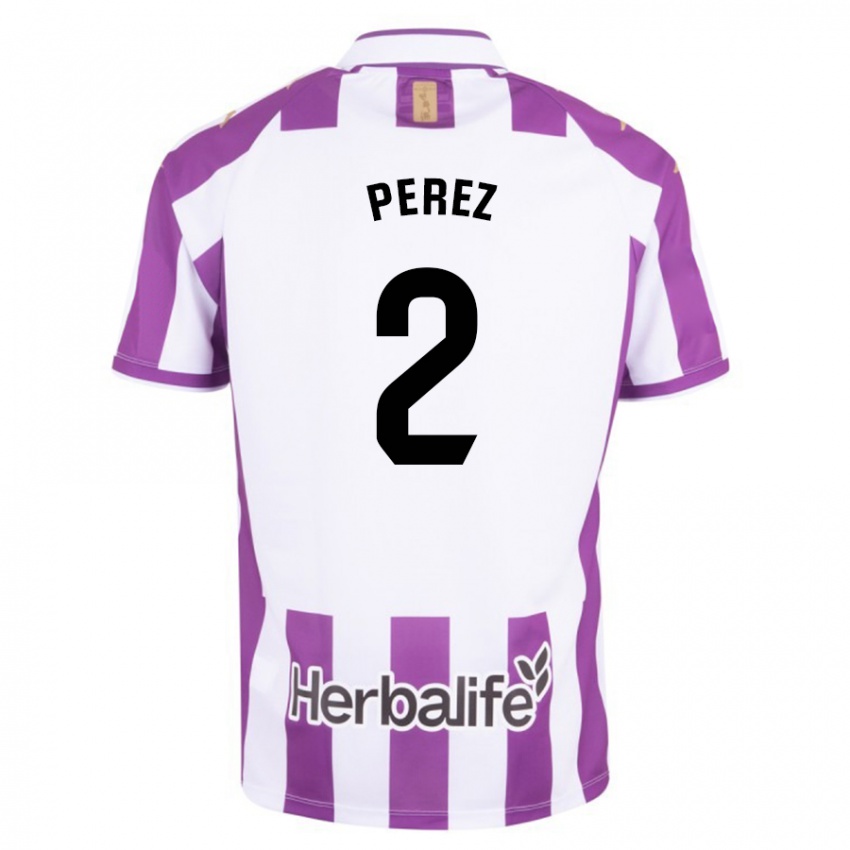 Børn Iker Pérez #2 Lilla Hjemmebane Spillertrøjer 2023/24 Trøje T-Shirt