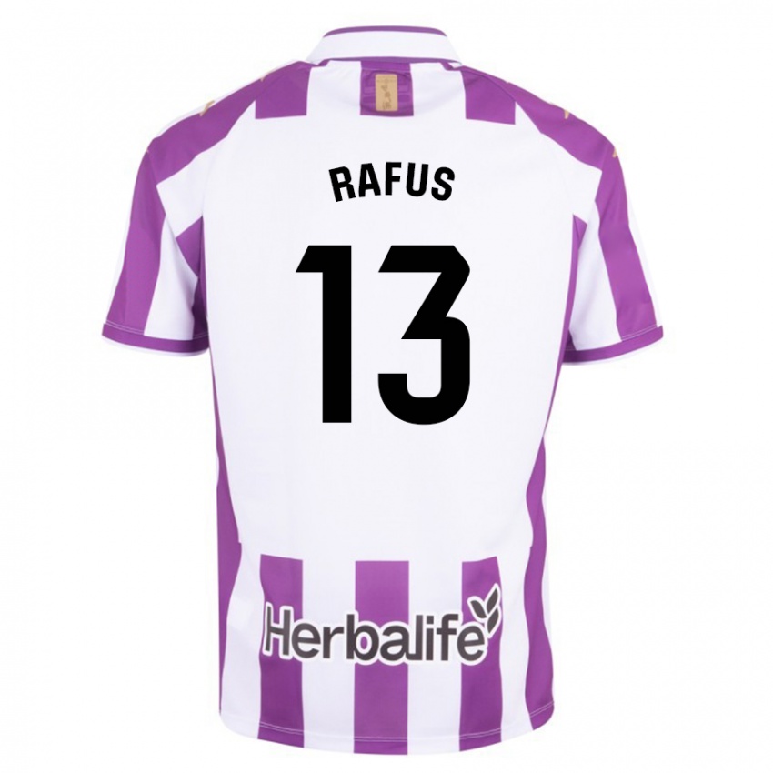 Børn Arnau Rafus #13 Lilla Hjemmebane Spillertrøjer 2023/24 Trøje T-Shirt
