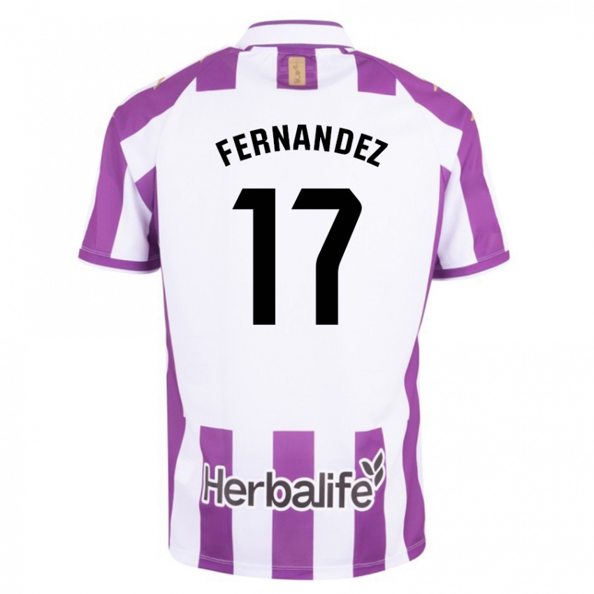 Børn Dani Fernández #17 Lilla Hjemmebane Spillertrøjer 2023/24 Trøje T-Shirt