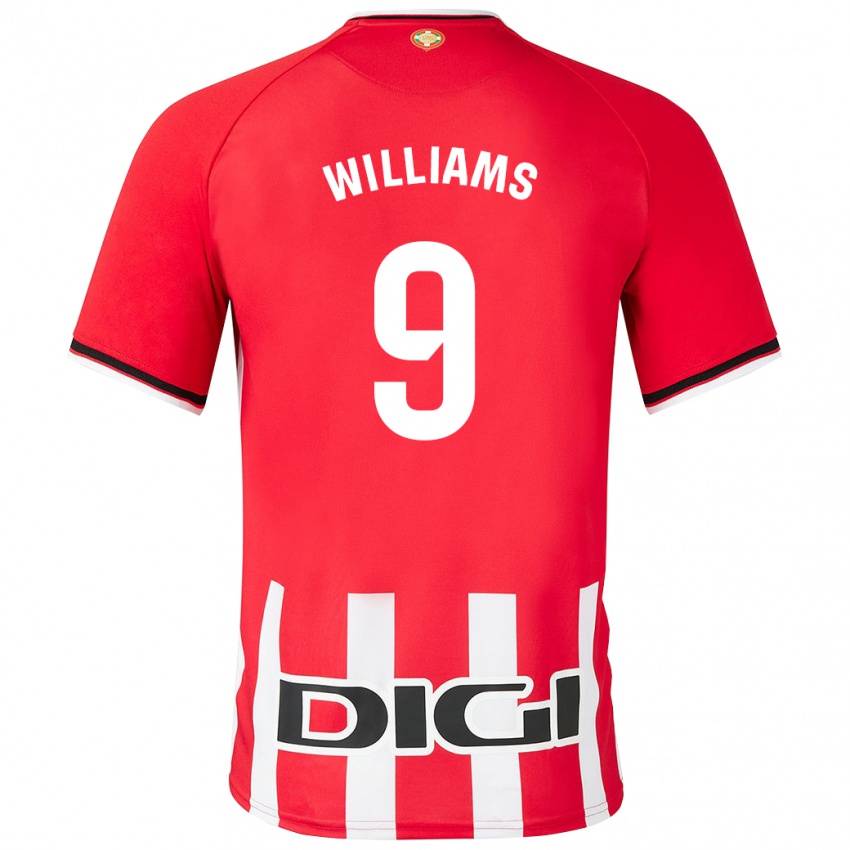 Børn Iñaki Williams #9 Rød Hjemmebane Spillertrøjer 2023/24 Trøje T-Shirt