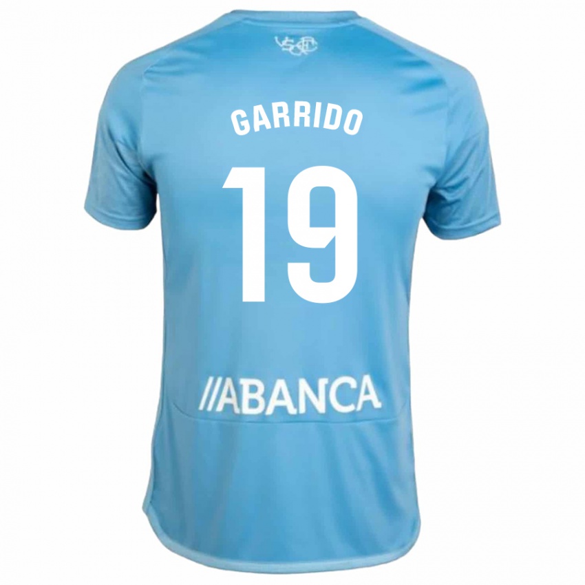 Børn Manu Garrido #19 Blå Hjemmebane Spillertrøjer 2023/24 Trøje T-Shirt