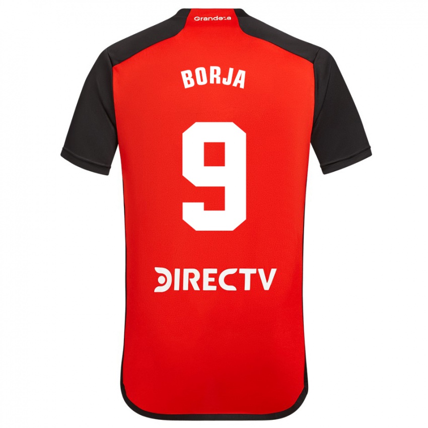 Børn Miguel Borja #9 Rød Udebane Spillertrøjer 2023/24 Trøje T-Shirt