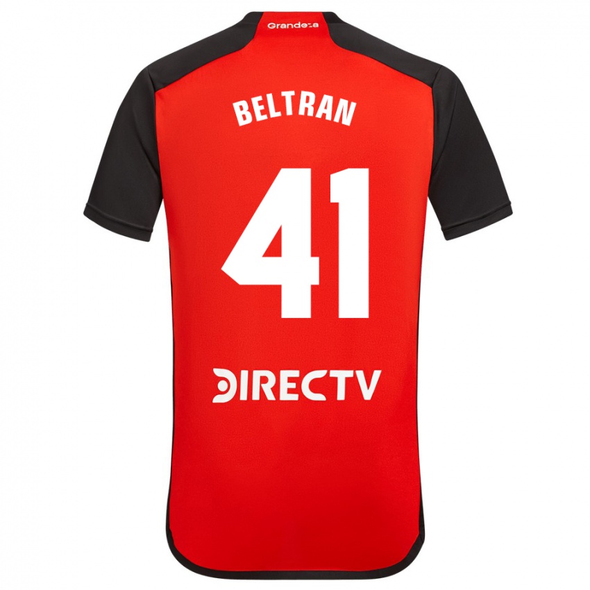 Børn Santiago Beltrán #41 Rød Udebane Spillertrøjer 2023/24 Trøje T-Shirt