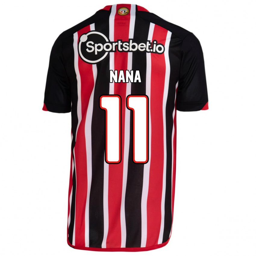 Børn Nana #11 Blå Rød Udebane Spillertrøjer 2023/24 Trøje T-Shirt